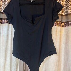 Lulu's Classic Black Bodysuit